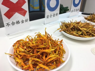 Nguyên liệu thực phẩm Hoa Kim Trâm (hoa Hiên) của các quán ăn có tỷ lệ không đạt tiêu chuẩn cao
