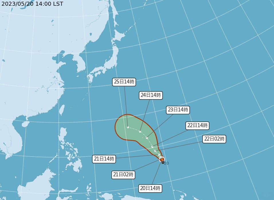 Cơn bão số 2 Mawar đã hình thành, Cục Khí tượng: cần quan sát thêm liệu có ảnh hưởng đến Đài Loan hay không