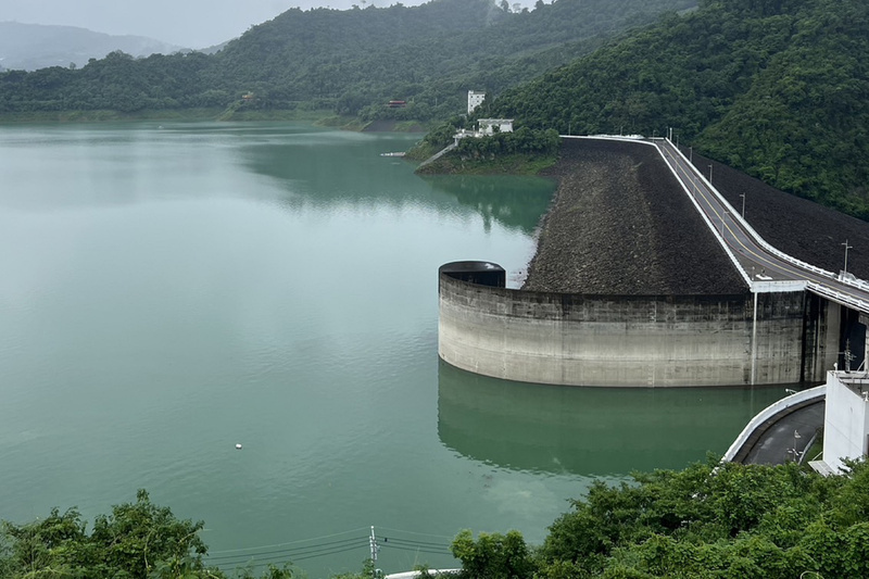 Trong một tháng gần đây, lượng nước trong hồ chứa nước Zengwen tăng hơn 50%