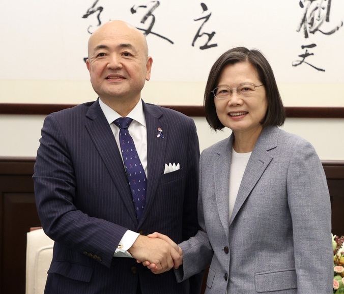 Diện kiến tổng thống Thái Anh Văn. Kazuyuki Katayama: Hạnh phúc khi được trải nghiệm nền dân chủ của Đài Loan
