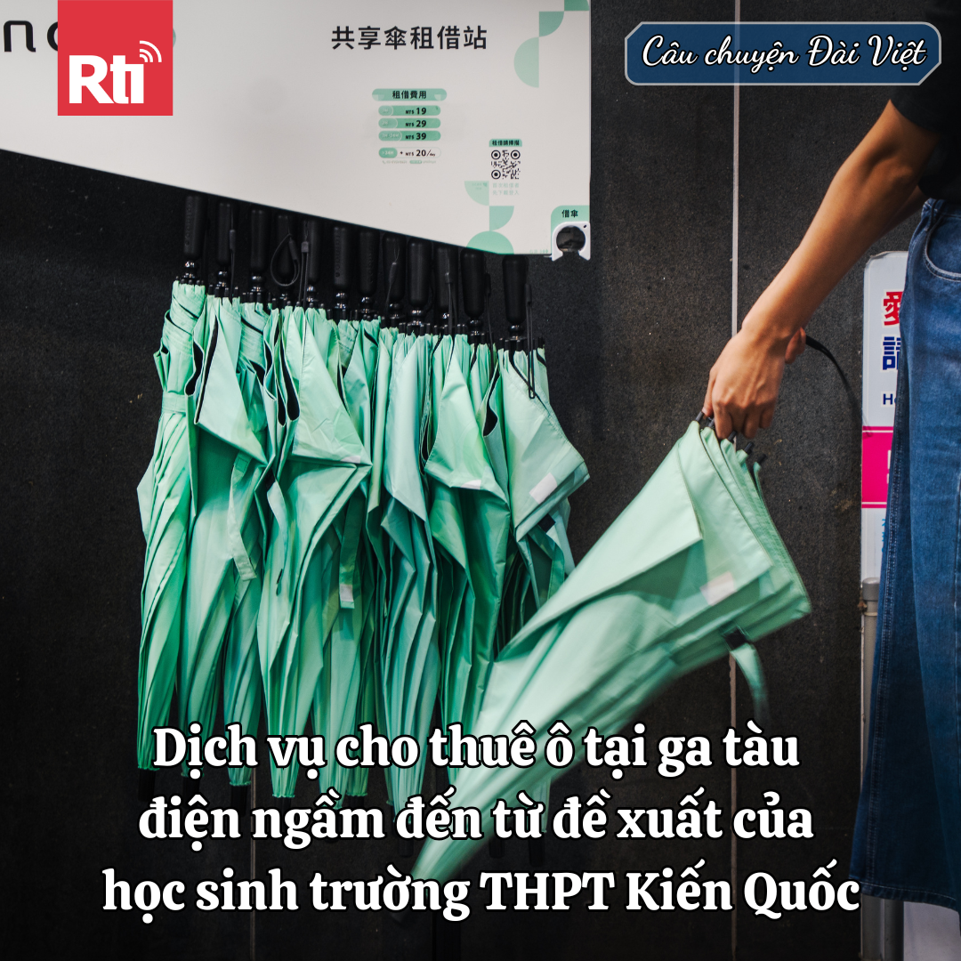 [Câu chuyện Đài Việt - Tập 107] Dịch vụ cho thuê ô tại ga tàu điện ngầm đến từ đề xuất của học sinh trường THPT Kiến Quốc