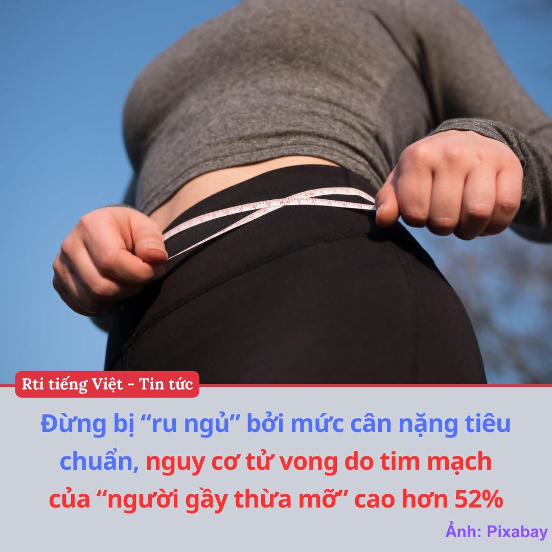Người gầy thừa mỡ: gầy không đồng nghĩa với khỏe